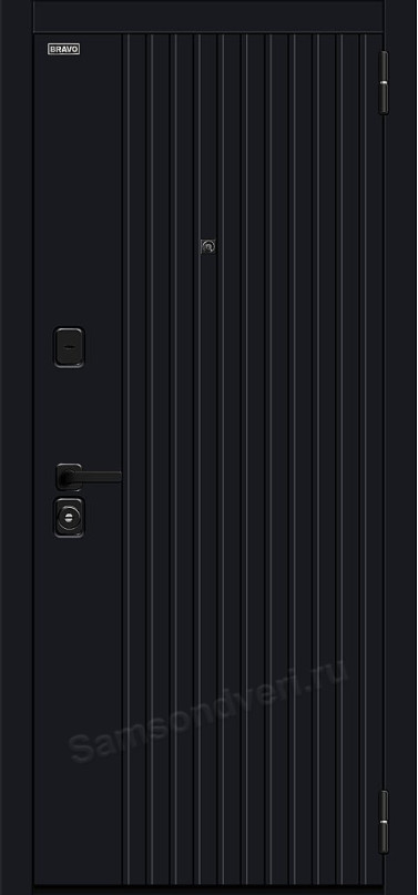 Входная дверь «Граффити-32/32» цвет: Total Black/Super White Входная дверь «Граффити-32/32» цвет: Total Black/Super White