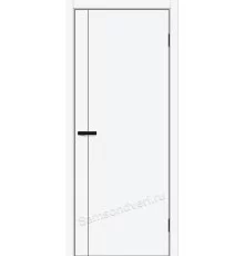 Браво-0.10.П White Silk RAL 9003 ПЭТ Глухая Bravo