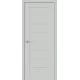 Межкомнатная дверь Браво-20 Grey Silk RAL 7038 ПЭТ Глухая Bravo. Размер 200x60 см