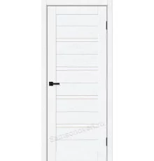 Браво-28/2 White Silkwood/Magic Fog RAL 9003 ПЭТ Остекленная Bravo