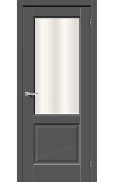 Межкомнатная дверь Неоклассик-35 Stormy Silk RAL 9003 ПЭТ стекло Magic Moru Bravo. Размер 200x60 см Межкомнатная дверь Неоклассик-35 Stormy Silk RAL 9003 ПЭТ стекло Magic Moru Bravo. Размер 200x60 см