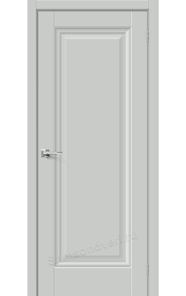 Межкомнатная дверь Прима-0 Грей Силк РАЛ 7038 ПЭТ Глухая Браво. Размер 200x70 см