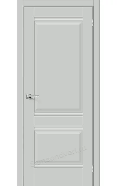 Межкомнатная дверь Прима-2 Grey Silk RAL 9022 ПЭТ Глухая Bravo. Размер 200x60 см