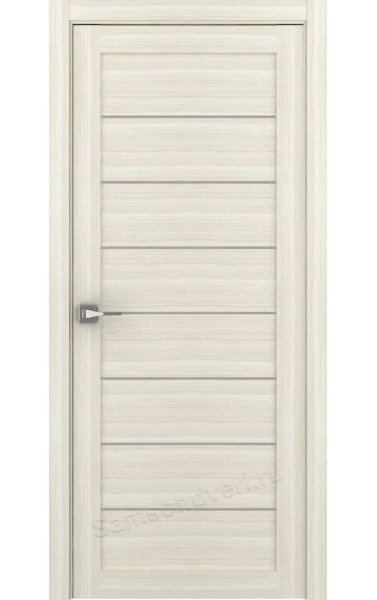 Межкомнатная дверь Uberture Eco-Light 2125 Капучино велюр экошпон/остекленная Regions. Размер 200x60 см