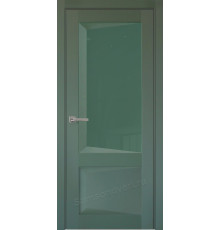 Перфекто (Perfecto) 108 Зеленый бархат экошпон/остекленная Двери регионов