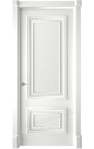 Межкомнатная дверь Finezza Elite Палермо Эмаль белая Глухая Regions. Размер 200x60 см