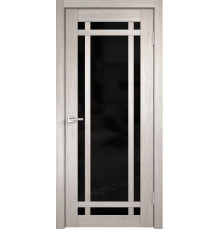 Z-7 Белая лиственница экошпон/стекло Лакобель черное Верда