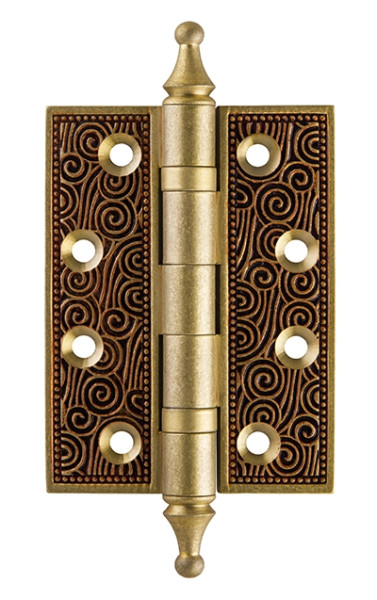 Петля врезная CASTILLO CL 500-A4 102x76x3,5 FG-10 цвет: Французское золото (Армадилло)