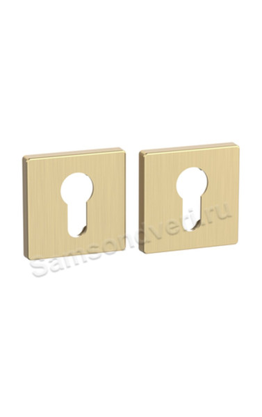 Накладка под цилиндр Q52 цвет: Мат/Золото (Пунто)