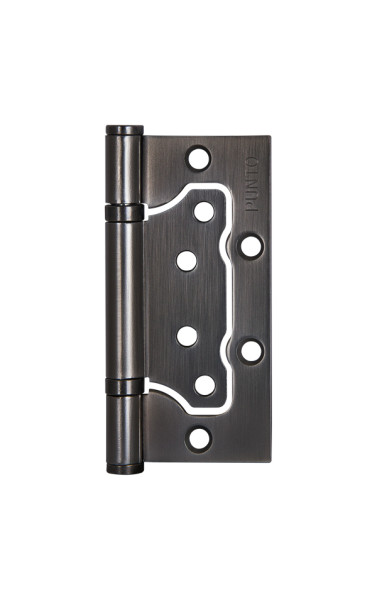 Петля накладная IN4200W GR 200-2B 100x76,5х2,5 цвет: Графит (Пунто)