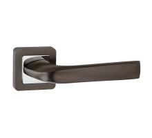 Ручка дверная QR52.SATURN SN/CP Графит - Хром; Алюминий (Пунто)