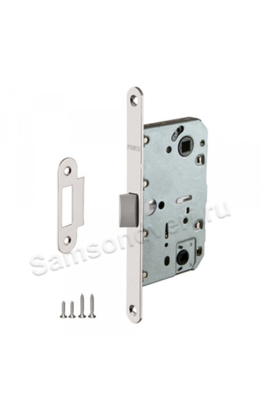 Защелка (с пластиковым язычком) PL96WC-50/BL SN цвет: Мат/Никель (Пунто)