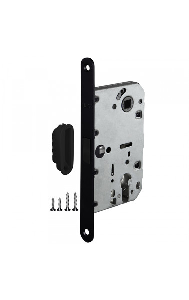 Замок под цилиндр (с магнитным язычком) ML85-50/BL BL цвет: Черный (Пунто)