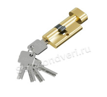 Цилиндр ключ/фиксатор FZZ-6.3S 56(28/28) Мат/Золото (Браво)