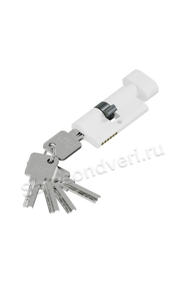 Цилиндр ключ-вертушка FZZ-6.3S 56(28/28) цвет: Белый