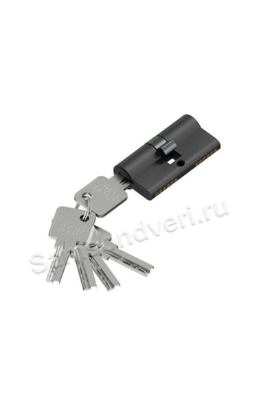Цилиндр ключ/ключ KZZ-6.3S 56(28/28) цвет: Черный