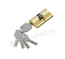 Цилиндр ключ/ключ KZZ-6.3S 56(28/28) Мат/Золото (Браво)