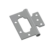 Петля без врезки для складных дверей 2ВВ 75*63*2,5 Хром 