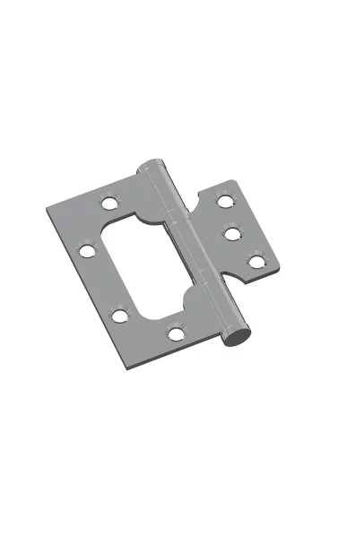 Петля без врезки стальная 2ВВ 75*63*2,5, цвет: CR Хром (универс.) Петля без врезки стальная 2ВВ 75*63*2,5, цвет: CR Хром (универс.)