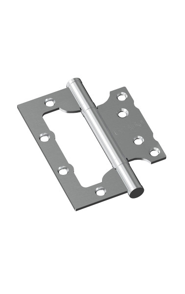 Петля накладная Браво HFS-1-2B 100*75*2,5 цвет: Мат/Хром