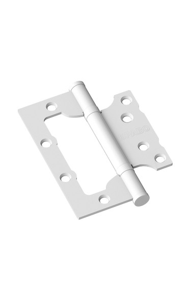 Петля накладная Браво HFS-1-2B 100*75*2,5 цвет: Белый