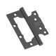 Петля накладная Браво HFS-1-2B 100*75*2,5 цвет: Графит (Браво)