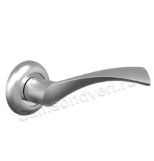 Ручка дверная А-423 Мат/Хром