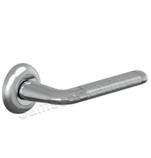 Ручка дверная А-483 Мат/Хром