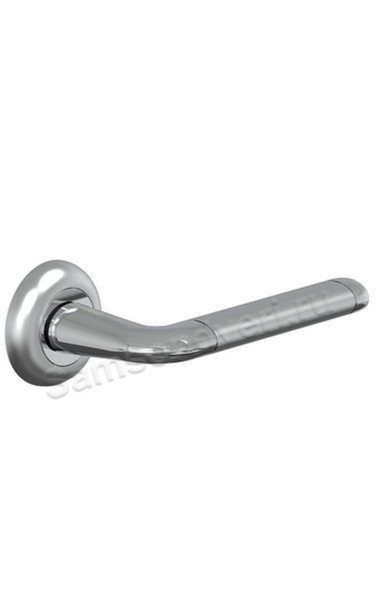 Ручка дверная А-483 цвет: Мат/Хром