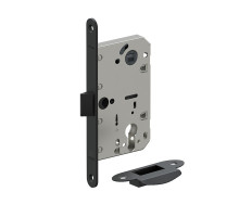 Замок под цилиндр (с пластиковым язычком) LP-3-CL Черный