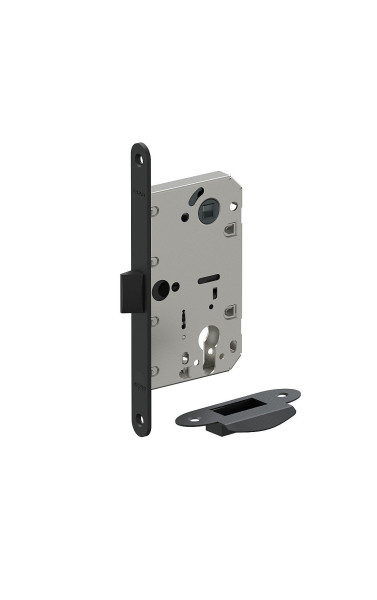 Замок под цилиндр (с пластиковым язычком) LP-3-CL цвет: Черный