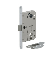 Замок под цилиндр (с пластиковым язычком) LP-3-CL Хром