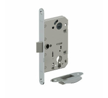 Замок под цилиндр (с пластиковым язычком) LP-3-CL Мат/Хром