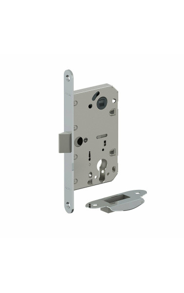 Замок под цилиндр (с пластиковым язычком) LP-3-CL цвет: Мат/Хром