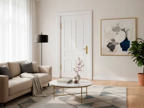 Как вписать классическую дверь в современный интерьер