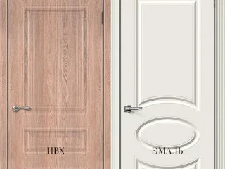 Какие межкомнатные двери лучше: эмаль или ПВХ?