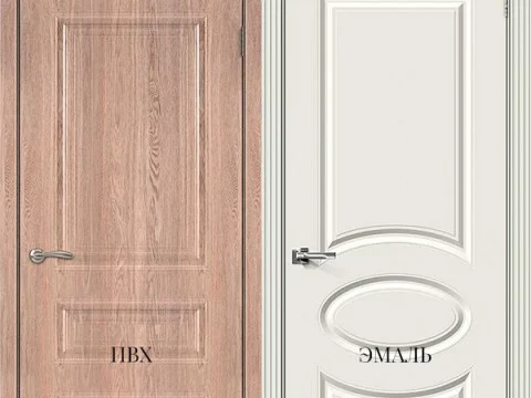 Какие межкомнатные двери лучше: эмаль или ПВХ?