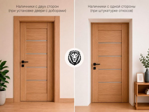 Нужен ли наличник с обеих сторон межкомнатной двери