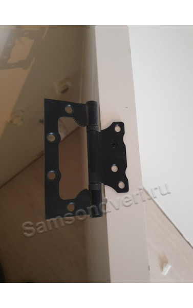 Петля накладная Браво HFS-1-2B 100*75*2,5 цвет: Черный