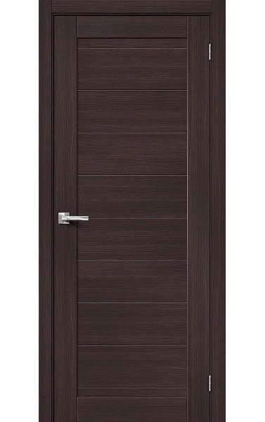 Межкомнатная дверь Браво-21 Wenge Melinga экошпон Bravo. Размер 200x60 см