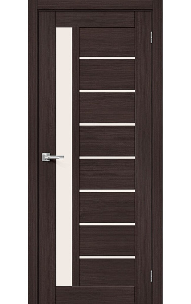 Межкомнатная дверь Браво-27 Wenge Melinga/Меджик Фог экошпон Браво. Размер 200x60 см