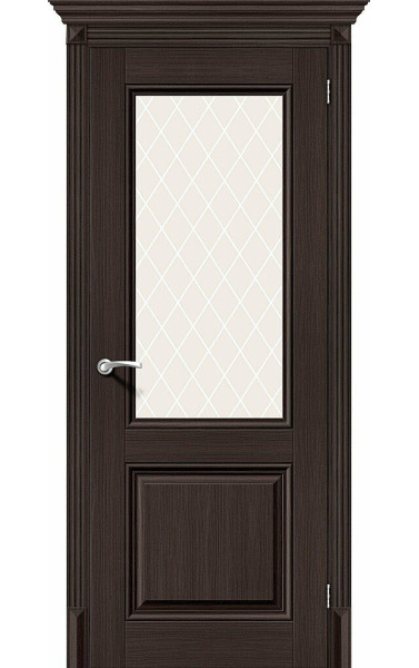Межкомнатная дверь Классико-33, цвет: Wenge Veralinga. Размер 200x90 см