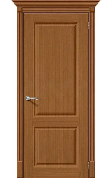 Межкомнатная дверь Статус-12 Ф-11 (Орех) шпонированная Bravo. Размер 200x60 см