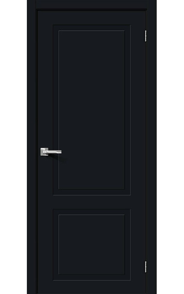 Межкомнатная дверь Граффити-12 Тотал Блэк ПВХ Браво. Размер 200x90 см