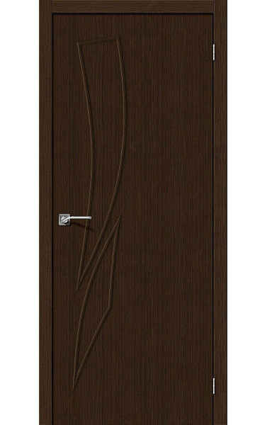 Межкомнатная дверь Мастер-9 3D Wenge ламинированная Браво. Размер 200x90 см