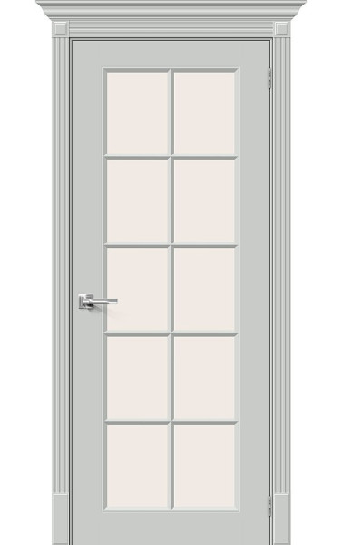 Межкомнатная дверь Скинни-11.1 Grace/Меджик Фог эмаль Браво. Размер 200x60 см