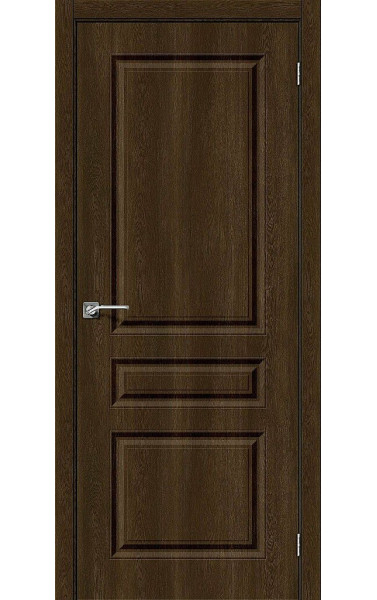 Межкомнатная дверь Скинни-14 Dark Barnwood ПВХ Браво. Размер 200x90 см