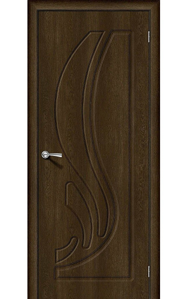 Межкомнатная дверь Лотос-1 Dark Barnwood ПВХ Браво. Размер 200x60 см