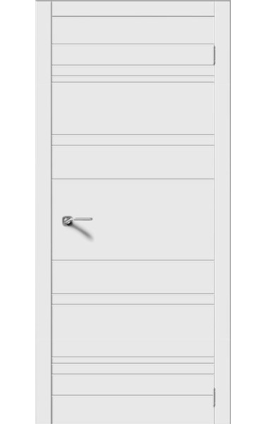 Межкомнатная дверь Квартет плюс Белый эмаль Verda. Размер 200x80 см